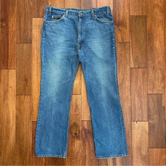 Vintage Levi’s 517 Mens Orange Tab Jeans. Made In 1996 USA. 20517-0217. … - Picture 5 of 15